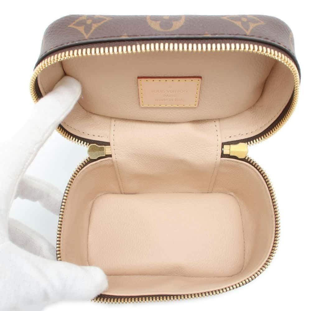 Louis Vuitton Monogram Nice Nano Vanity Bag Black - Picture 4 of 12
